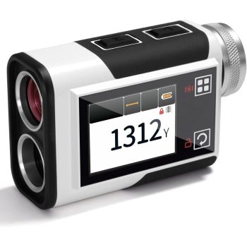 CIGMAN telémetro de golf 1312 yardas compensación de pendiente pantalla táctil de 2,4 pulgadas 6X aumento bloqueo de ban