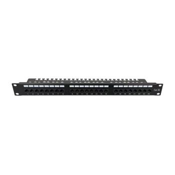 Panel de Parcheo Lanview LVR-CAT5E-UTP-LSA 24 Puertos Cat5e 1U