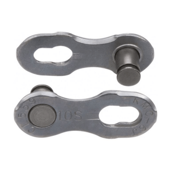 Enganche de cadena KMC 10V 5.9mm 2 ud. Plata