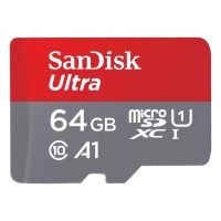 tarjeta microsdxc sandisk sdsquab-064g-gn6mt 64 gb 140 mbs uhs-i u1 a1  adaptador sd