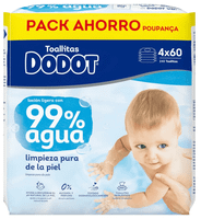 dodot aqua toallitas para bebe 240 uds