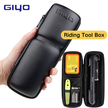 GIYO-caja de herramientas de ciclismo con herramientas, cajas de cápsulas portátiles para bicicleta de montaña, PT-08/PT-09, Kit de reparación de almacenamiento de botellas, equipo para bicicleta