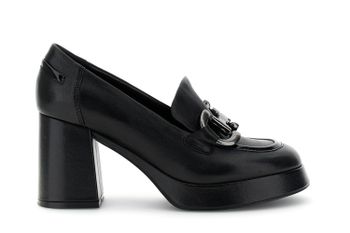 escote de napa con hebilla black 38