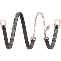 bellabeat swarovski leaf crystal bracelet - rose gold gold