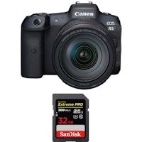 eos r5  rf 24-105mm f4l is usm  sandisk 32gb extreme pro uhs-ii sdxc 300 mbs  2 anos de garantia