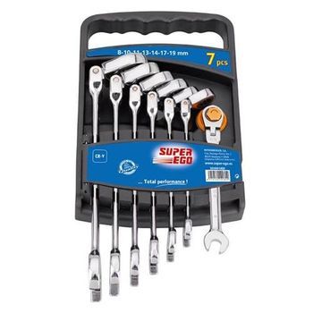 Juego 7 Llaves Mixta Carraca Seh0014
