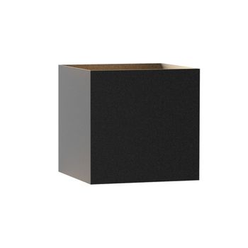 Copeland - aplique de pared de metal, color negro, 10 cm