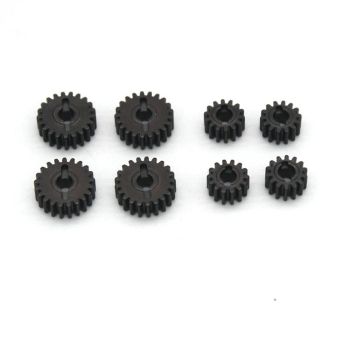 Juego de engranajes metálicos actualizados para el coche RC FMS FCX24 12401 Power Wagon escala 1/24, repuestos para mode