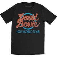 david bowie camiseta manga larga 1978 world tour para mujer