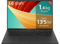 reacondicionado seminuevo muy bueno portatil - lg 17z90r-ead75b 17 wqxga intel evor corer i7-1360p 32gb ram 512gb ssd windows 11 home