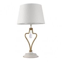 sobremesa crasas 1xe14 blancooro 49x27x27 cm