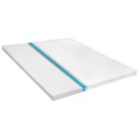 sobrecolchon 140x200 cm espuma de gel frio 6 cm perfil huevo vidaxl