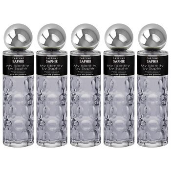 Pack De 5 Eau De Parfum Hombre Saphir My Identity 200 Ml