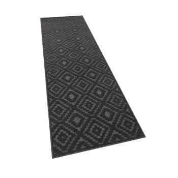 Alfombras de interior y exterior Livornia antracita 80x250 cm