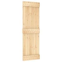 puerta corredera narvik natural y negro 70 x 210 cm 1525 cm vidaxl