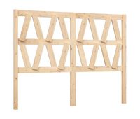 cabecero cama - mueble cabecero madera maciza de pino 126x4x100 cm