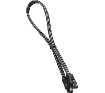 CABLEMOD ModMesh 60 cm SATA 3 Cable - Carbon Grey, Grey