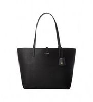 lauren ralph lauren para mujer 431795329001 bolso reversible tote medium negro osfa casual sintetico imitacion cuero poliuretano