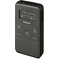 sangean dt-140 negro radio de bolsillo fm am bateria recargable