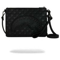 sprayground bolso raised check crossover para hombre