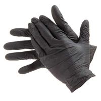 black nitrile gloves gl8973 size large box of 100