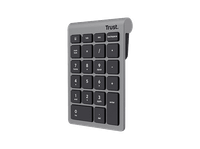 teclado numerico - trust xalas inalambrico 22 teclas para pc y mac plata