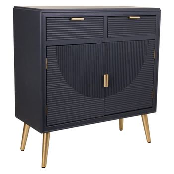 Consola de madera 2 puertas y 2 cajones