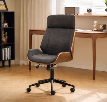 Silla de escritorio en madera negro