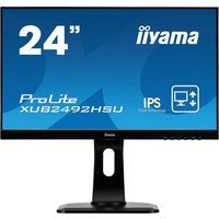 iiyama prolite xub2492hsu-b1 full hd 24r ips lcd monitor - black black