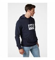 helly hansen para hombre 53289 sudadera hh box hoodie marino s casual algodon manga larga