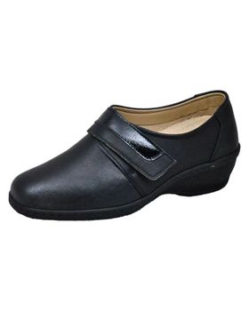 de LUMEL - ZAPATO CIERRE VELCRO PALA ELASTICA PLANTILLA EXTR NEGRO