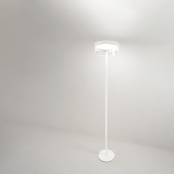 Lámpara de pie blanco mate aluminio led 20w 180 cm - perenz