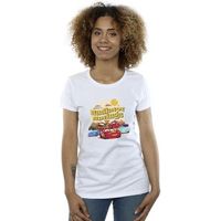 disney camiseta cars radiator springs para mujer