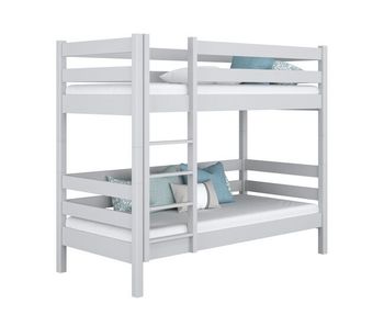 Litera de madera n01 gris