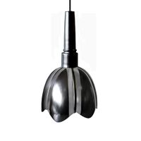 lampara de suspension vidrio negro d18 cm