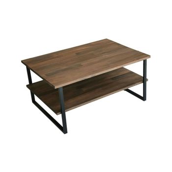 Mesa de café de madera nueces 85x60  cm