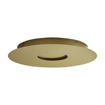 Lámpara techo moderna dorada led 40 cm