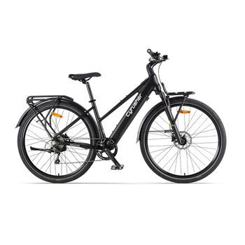 Bicicleta Eléctrica Urbana Cyrusher Asuka, Motor Bafang De 36 V Y 250 W, Batería Lg De 14 Ah, Negra