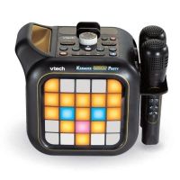 altavoces vtech karaoke light party bluetooth con 2 microfonos y panel led