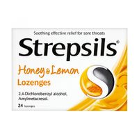 strepsils honey  lemon lozenges