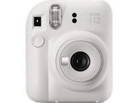 camara instantanea - fujifilm instax mini 12 62 46 mm flash blanco arcilla