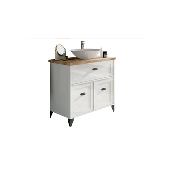 Mueble De Baño Toscana Con Lavabo Cerámico Y Almacenamiento Práctico