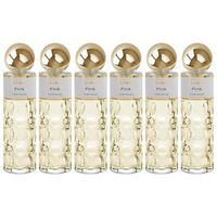 pack de 6 eau de parfum mujer saphir pink 200ml