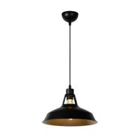 lampara de techo en metal negro diam31cm