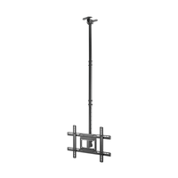 aisens soporte de techo giratorio inclinable extensible para monitortv 50kg de 37-80p negro