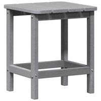 mesa de jardin  mesa lateral gris claro 38 x 38 x 46 cm polietileno