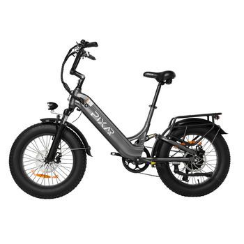 Bicicleta Eléctrica De Montaña Fat Tire Pixar Ride1, Gris