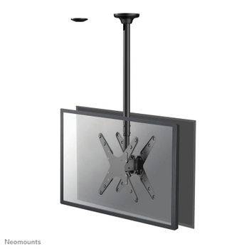 Soporte de techo Neomounts FPMA-C340DBLACK para 2 monitores/TV 32-75