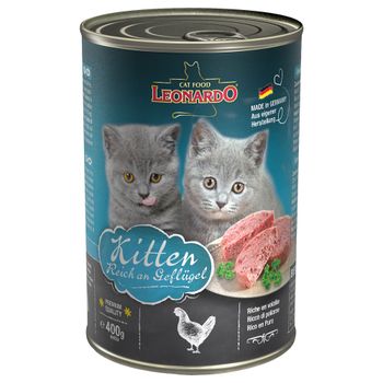 Leonardo All Meat 24 x 400 g - Pack Ahorro - Kitten
