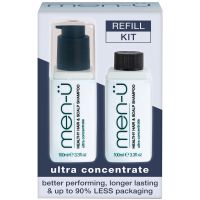men-u healthy hair  scalp shampoo refill kit 2 x 100ml